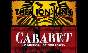 Affiches le Roi Lion et Cabaret