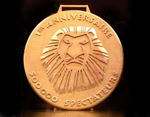 Médaille d'Or le Roi Lion