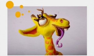 Girafe Heller Joustra en pâte à modeler